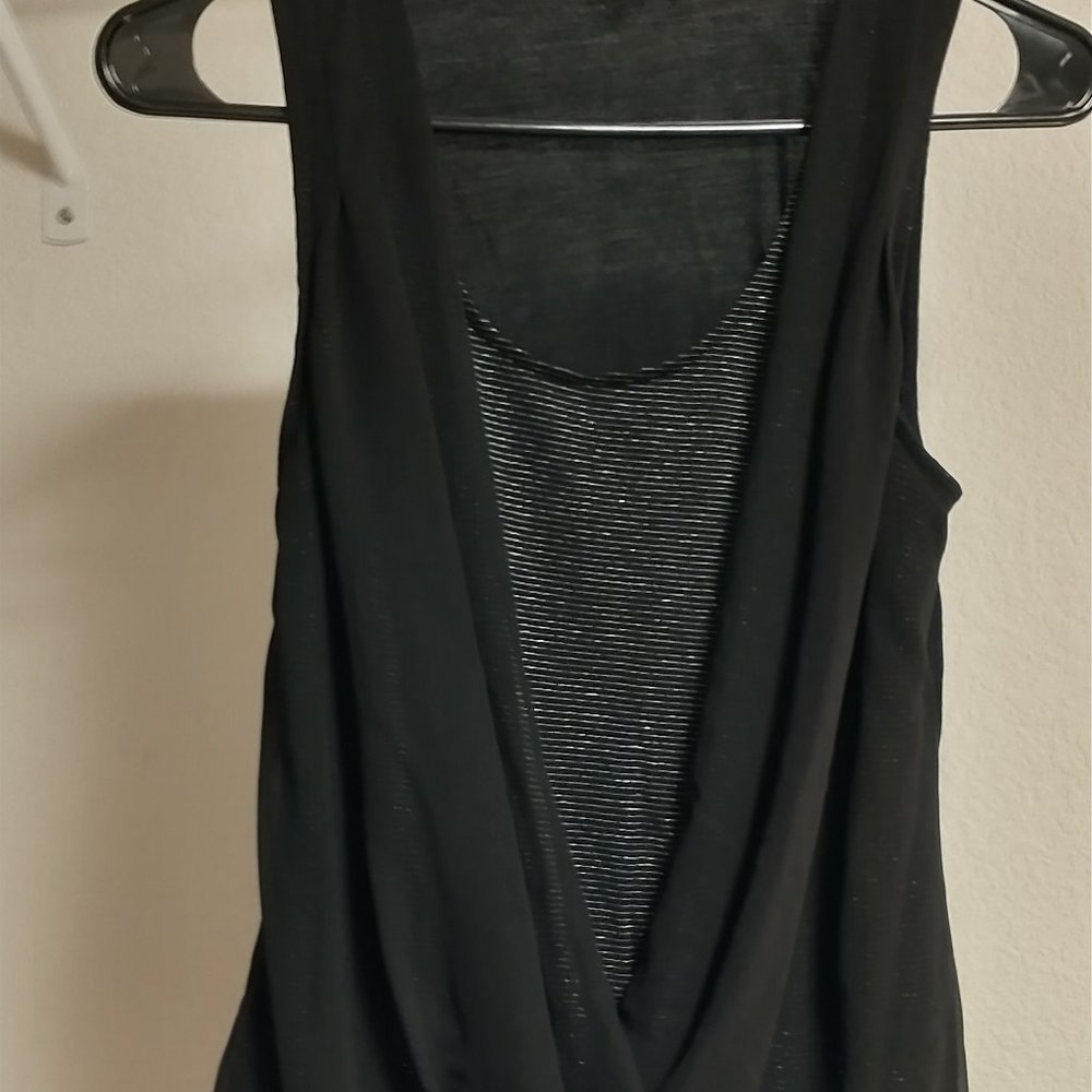 Express black and silver tank